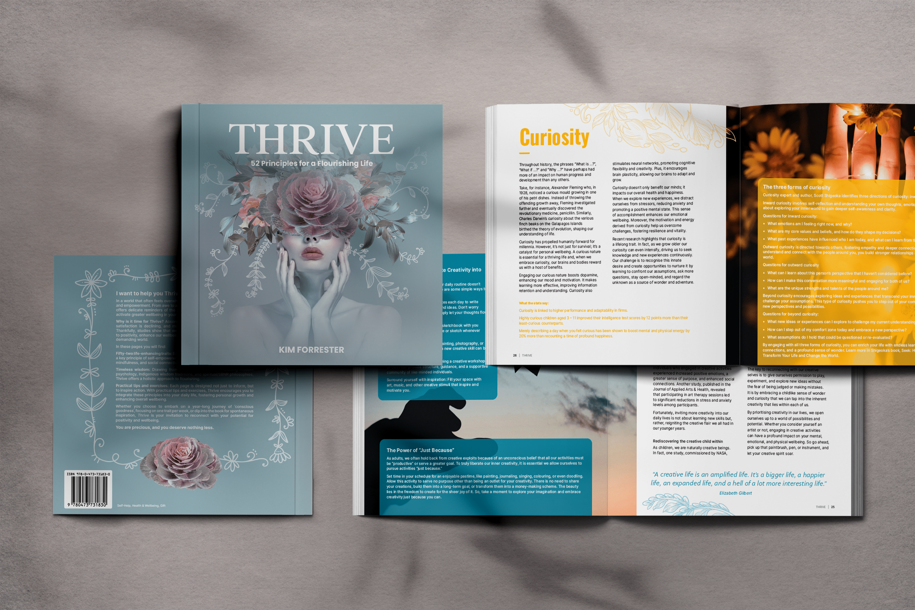 Thrive book - open